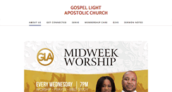 Desktop Screenshot of gospellightchurchmiami.org