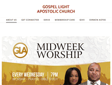 Tablet Screenshot of gospellightchurchmiami.org